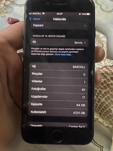 iphone 8 64 gb: IPhone 8, 64 GB, Qara, Barmaq izi — 5