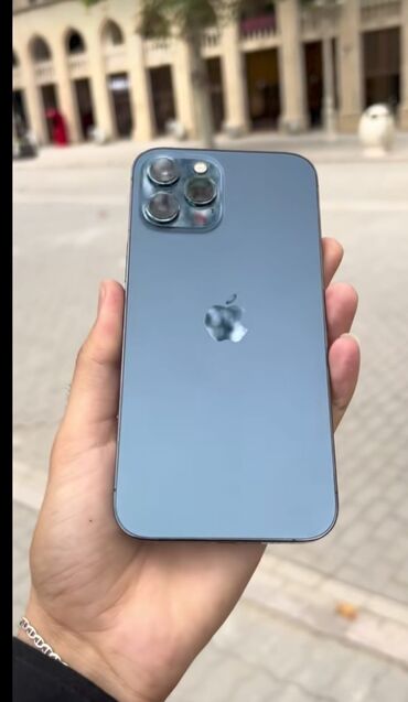 Qazanlar: IPhone 12 Pro Max, 128 GB, Pacific Blue, Face ID