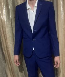 %D0%B2%D0%B8%D0%BD%D1%82%D0%B0%D0%B6%D0%BD%D0%B0%D1%8F %D0%BE%D0%B4%D0%B5%D0%B6%D0%B4%D0%B0: Мужской костюм, M, Б/у, цвет - Голубой, Самовывоз