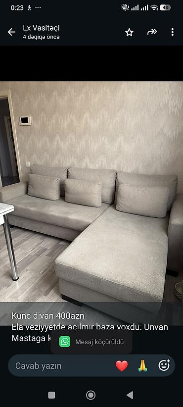 Kunc divan 400azn Ela veziyyetde açılmır baza yoxdu. Unvan Mastaga
