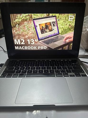 Ноутбуктар жана аксессуарлар: Срочно ❗️❗️❗️ продаю MacBook Pro 2022 m2 13 8GB 256GB SSD 154 — 1