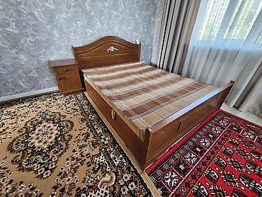 прихожку мебель: Двуспальная кровать из массива/ДСП в классическом стиле. - Размер — 2