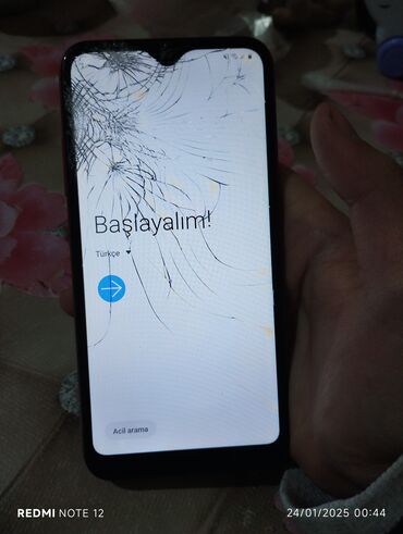 Samsung: Samsung Galaxy A01, 16 GB, rəng - Qırmızı, İki sim kartlı, Face ID