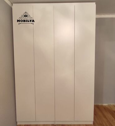 skaf modelleri: Гардеробный шкаф, Новый, 4 двери, Распашной, Прямой шкаф, Азербайджан