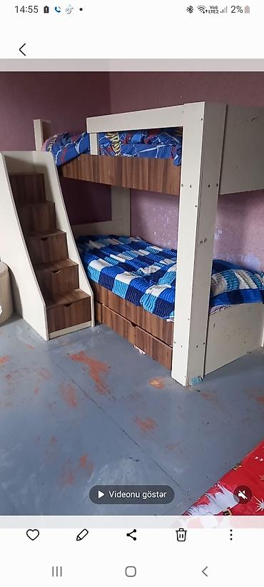 İki mərtəbəli çarpayı Matraslı Qiymət :150azm(matrassız) lalafo.az -da İki mərtəbəli çarpayı Matraslı Qiymət :150azm(matrassız)
