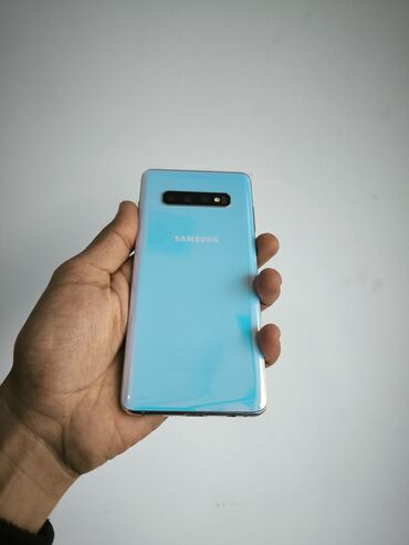 Samsung: Samsung Galaxy S10 Plus, 128 GB, rəng - Göy, Barmaq izi, Face ID