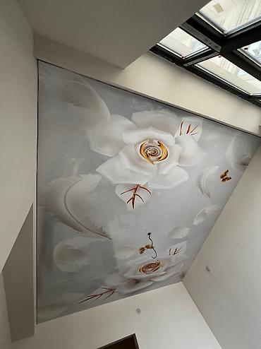 Натяжной потолок: Натяжной потолок Глянцевое, 3D потолки Гарантия, Бесплатная консультация, Бесплатный замер — 15