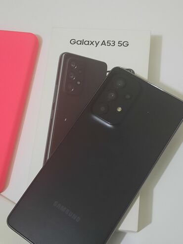 телефон самсунг 53: Samsung Galaxy A53 5G, Б/у, 128 ГБ, цвет - Черный, 2 SIM