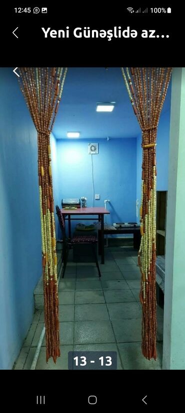 Restoran mebeli: 4 otaq bir zaldı.Ayaqyolusu və çöldə 6 kvadrat yeri var.Hazırda dərzi — 5