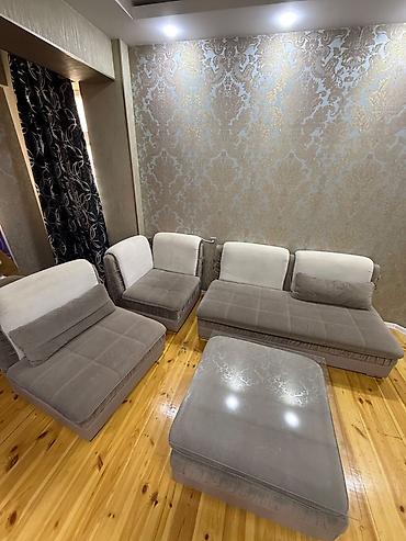 Divanlar: Modul tipli künc divan dəsti - Tərkib: 4 ədəd oturacaq modul + 1 — 2