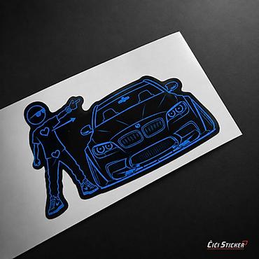automobila: BMW Fanatik Auto Nalepnica – 2837 BMW Fanatik nalepnica sa — 3