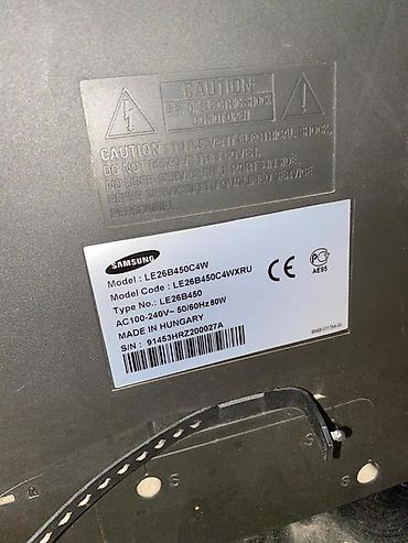 Televizorlar: İşlənmiş Televizor Samsung LCD Ünvandan götürmə — 2