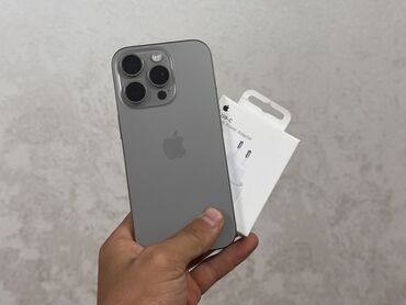 купить айфон 14 про макс китайский: IPhone 16 Pro, Колдонулган, 256 ГБ, Natural Titanium, Заряддоочу түзүлүш, Коргоочу айнек, Каптама, 100 %
