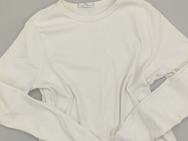 białe bluzki z długim rękawem zara: Blouse, Marks & Spencer, S (EU 36), condition - Good