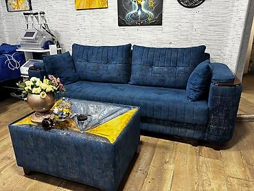 Divan+jurnal masasi Divan acilir,baza var Cuzi oturacagda defekt var