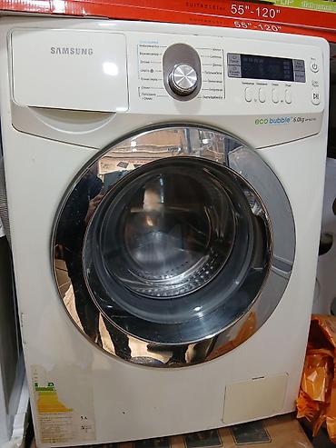 ağ ekran: Samsung paltaryuyan maşın – EcoBubble, 6 kq Xüsusiyyətlər: - Ön — 1
