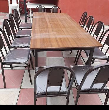 Sifarişlə restoran üçün masa və oturacaq dəstləri: Maaa ve otracaqlar teqdim edirik sizlere 98 azndan başlayan — 24