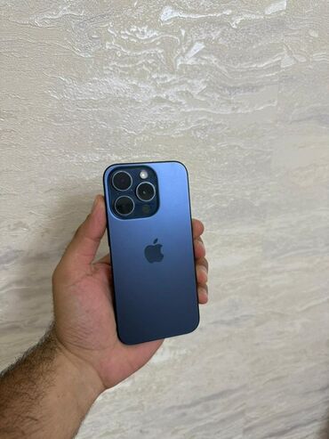 IPhone 15 Pro, 256 GB, Sierra Blue, Qırıq