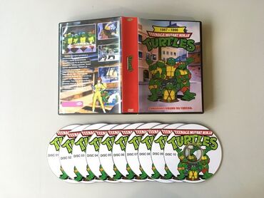 komplet knjiga za decu: Nindza kornjače DVD Iz devedesetih 193 epizode ( sve epizode koje su