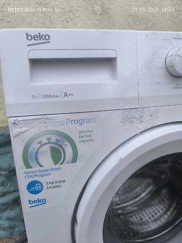 летс гоу чай: Стиральная машина BEKO с фронтальной загрузкой. Все работает!!! — 5