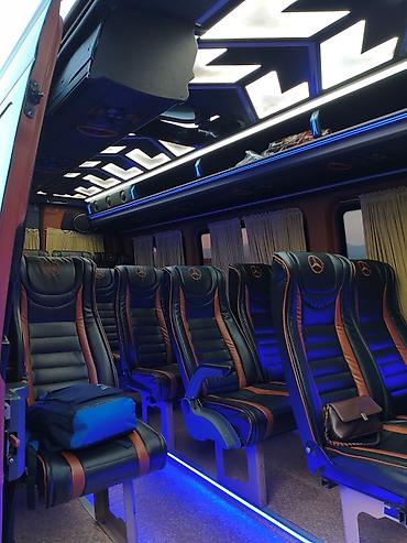 w210 e320: Mercedes-Benz Sprinter, черный, удлинённый и высокий кузов — 6