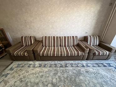 спальный гарнитур токмок: Продаётся комплект мягкой мебели: диван + 2 кресла — 30 000 сом! — 1