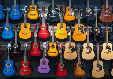 Gitaralar: Klassik və Akustik gitaralar seçimləri 130 AZN - den başlayan
