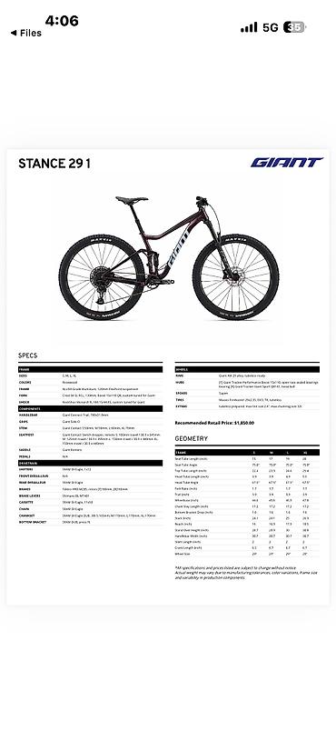 велесепит: Горный велосипед, Giant, Рама XL (180 - 195 см), Алюминий, Новый — 3