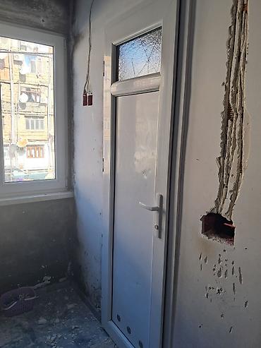 PVC qapı – hamam/tualet üçün - Material: ağ rəngli PVC/profil - Ölçü