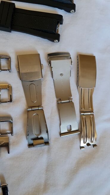 Dodaci za satove: Narukvica za sat, Materijal: Guma, bоја - Crna — 9