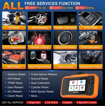 Alati za automobile: NOVO -LAUNCH X431 Creader Elite 2.0 OBD2 Ford GM Chrysler NOVO — 5