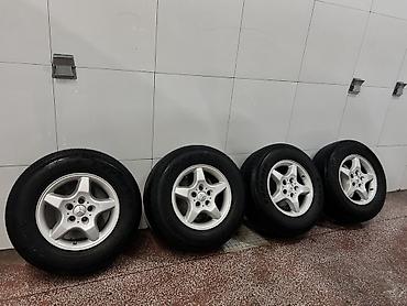 mersedes diskisi: Mercedes-Benz üçün 4 ədəd orijinal yüngül lehimli disk və şin — 1