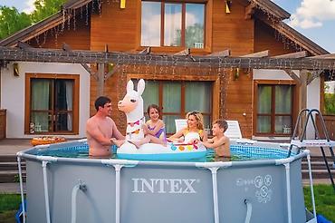 Бассейны: 🏖️ бассейн каркасный intex prism frame 26700 — 305×76 см 📏 размеры — 9