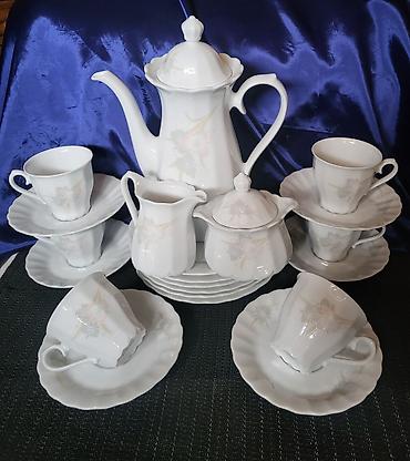 Kuhinjski setovi: Servis za kafu,caj poslastice 1950g+.Eschenbach Bavaria. Servis — 1