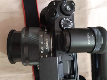 карты памяти с адаптером для видеорегистратора: CANON M6Mark II (15-45), 30Mp, 4K видео, полный комплект с чехлом