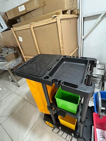 matorlu araba: Peşəkar təmizlik arabası – çoxfunksiyalı komplekt - Möhkəm plastik — 6