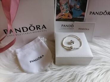 Narukvice: Pandora narukvica u originalnom pakovanju + gratis 1 privezak — 2