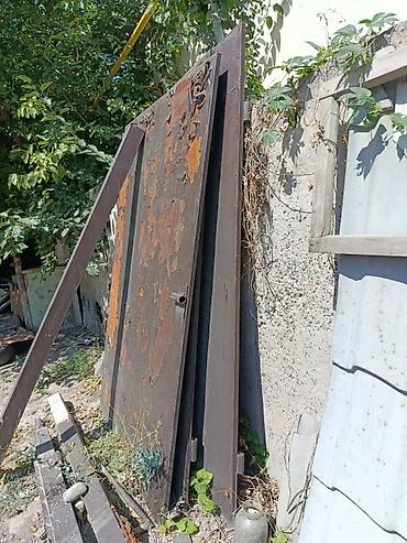 Распашные ворота: Металлические распашные ворота с рамой и петлями - Материал: сталь — 5