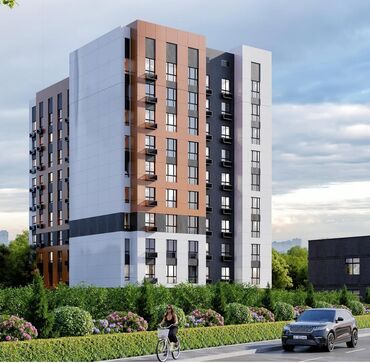 двухкомнатная квартира ош: 1 комната, 41 м², Индивидуалка, 3 этаж, ПСО (под самоотделку)