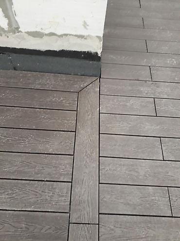 Другие строительные материалы: Террасное покрытие из ДПК (деревокомпозит) с монтажом на регулируемые — 2