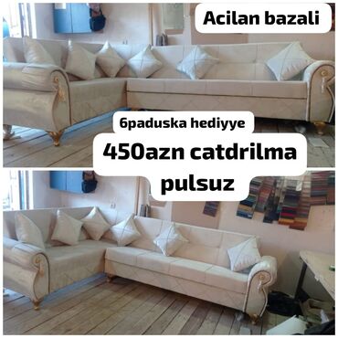 kzubr 450a: Künc divan, Yeni, Açılan, Bazalı, Parça, Şəhərdaxili pulsuz çatdırılma