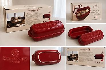 коробка: Emile Henry Large Bread Loaf Baker (France) Оригинальная керамическая — 1