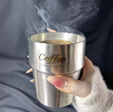metta samurai: Набор стальных кружек для кофе “Coffee” - Материал: пищевая — 3