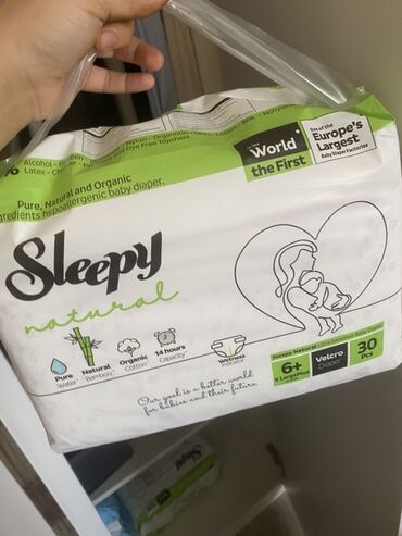 Uşaqlar üçün digər mallar: Sleepy Natural brendinin 6+ ölçülü, təmiz, təbii və üzvi