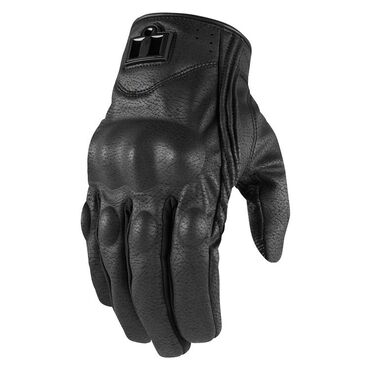 перчатки черные: Мотоперчатки Кожаные Icon Pursuit CE Touchscreen🧤 Размеры M-XL