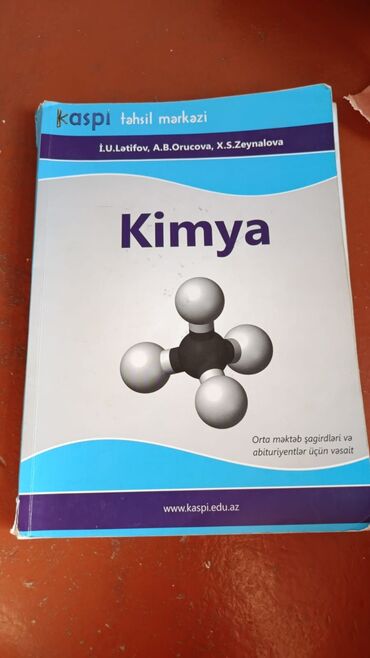 7 ci sinif fizika derslik: Kaspi Təhsil Mərkəzi tərəfindən nəşr olunan bu kimya dərsliyi, orta