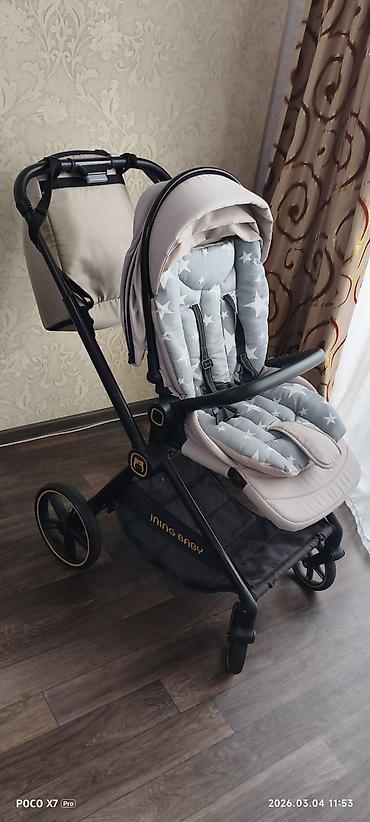 Коляски: 1)Коляска серая 7500, слинг в подарок 2) Коляска - автокресло 6800 — 4