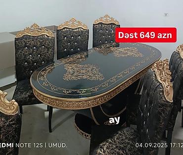 Masa desti sifarisle hazırlanır. ⚜️ İstehsaldan satiş, otağınıza