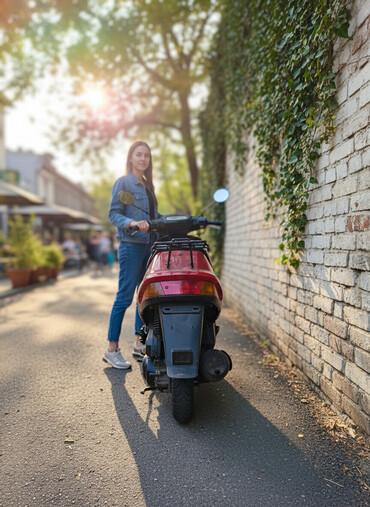 Скутеры: Скутер Сузуки адрес в100, сел и поехал, не работает освещение, электро — 1