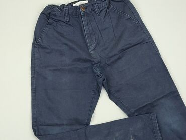 czarne jeansy hm: Spodnie jeansowe, Reserved, 11 lat, 140/146, stan - Zadowalający
